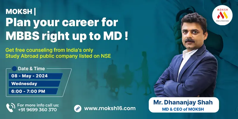 MOKSH | Plan your career for MBBS right up to MD ! 