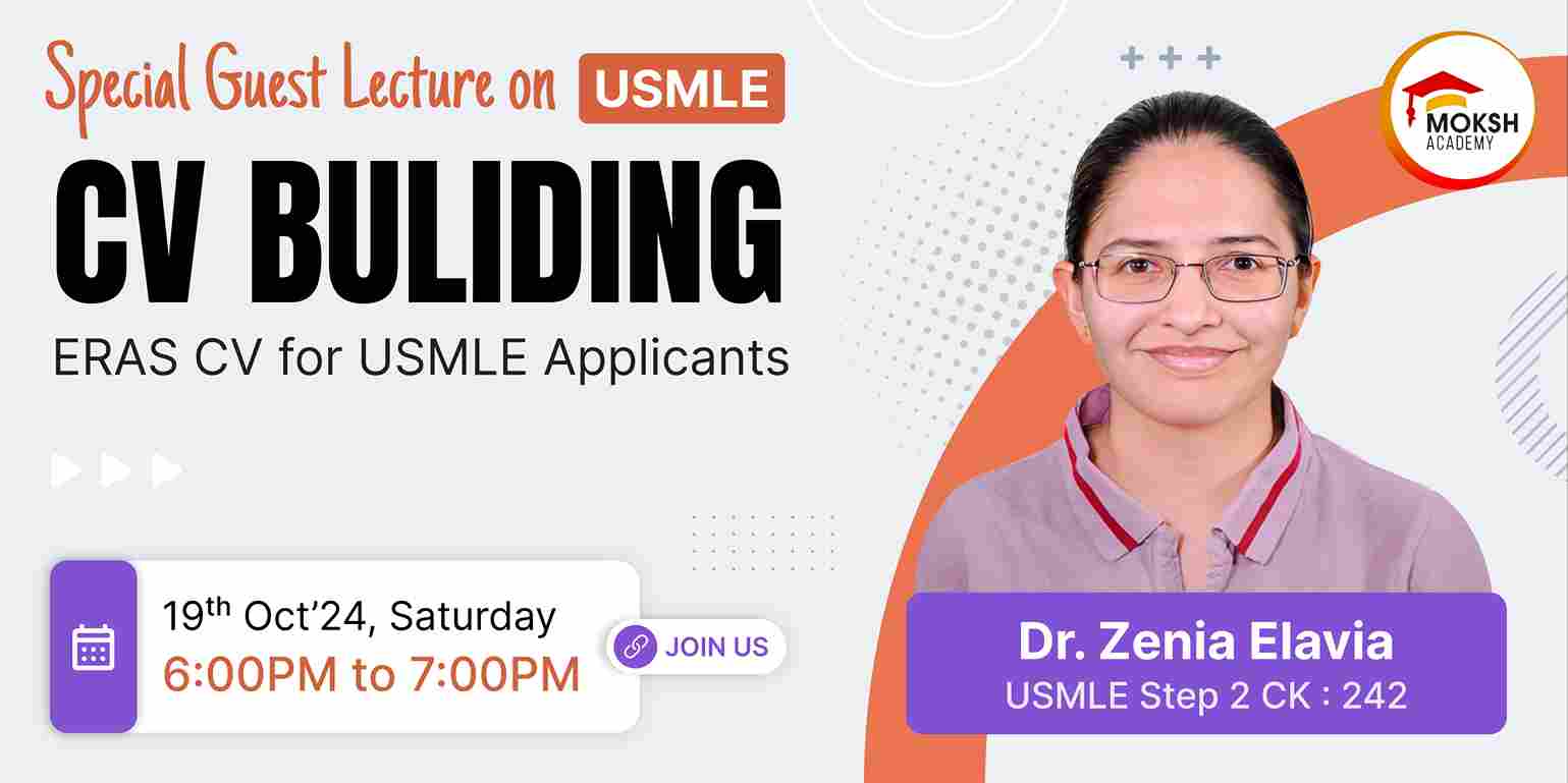 CV Buliding : ERAS CV for USMLE Applicants (Dr. Zenia Elavia)