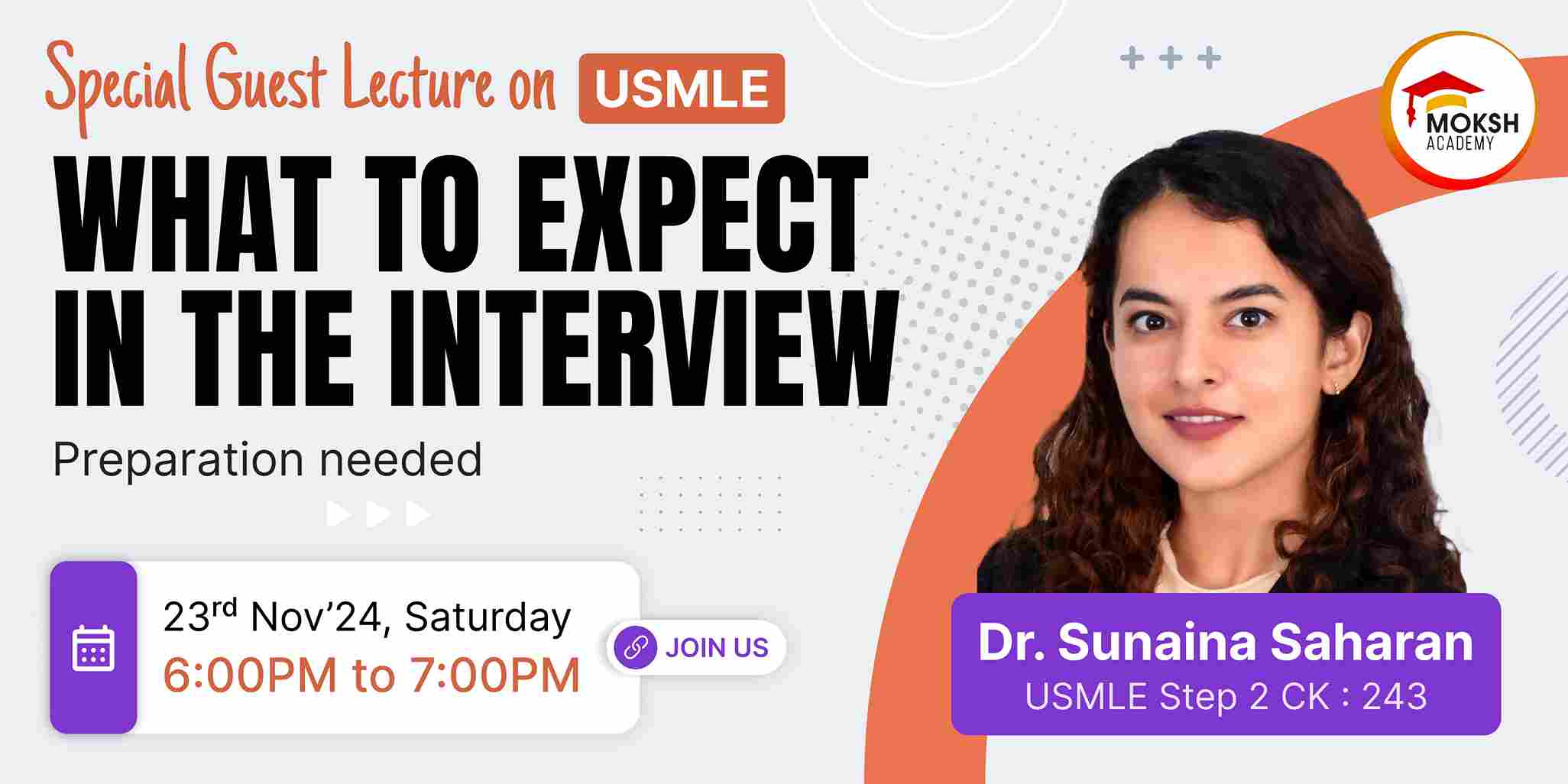  What to expect in the interview, Preparation needed (Dr. Sunaina Saharan)